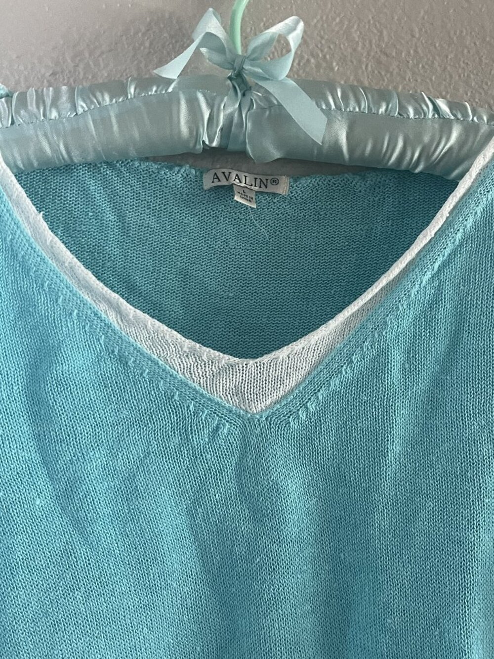 Ocean Blue Summer Sweater. One looks like two!